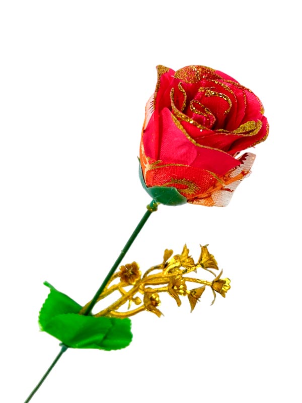 Flor - rosa individual largo 45 cm