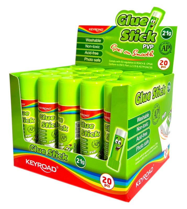 Pegamento en barra Keyroad 21g de 20pcs