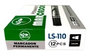 Marcador permanente La Selva de 12pcs