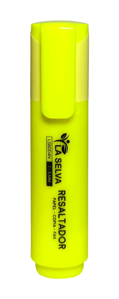 Resaltador de color fluorescente LS6004N, 1-5mm La Selva de 6pcs