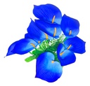 Flor (4320) - ramo de 10 anturios alto=44cm y corola=9cm