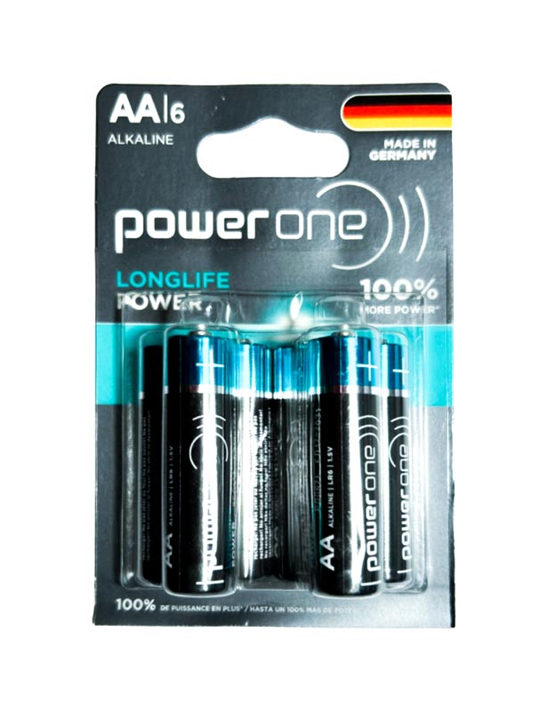 Pilas ALKALINE LONGLIFE POWER ONE AA  Blister x6 pcs