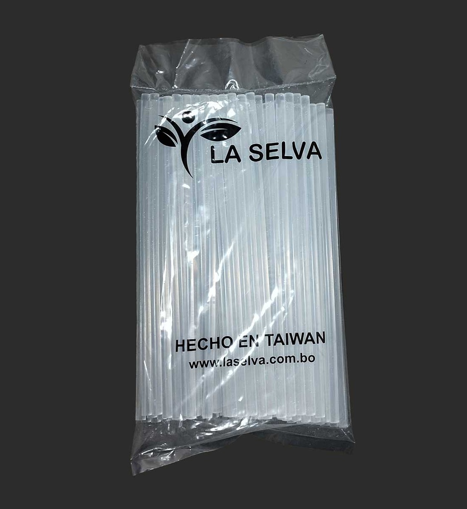Pegamentos silicona en barra D=7.4mm, L=28cm La Selva 72pcs
