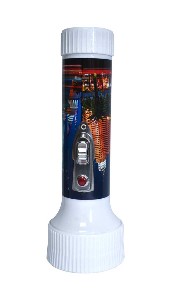 Linterna grande FTJ99E2S para 2 pilas grande con luz Led