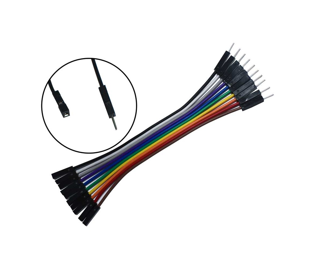 Robotica - cable jumper hembra-macho de 20cm, juego de 40pcs