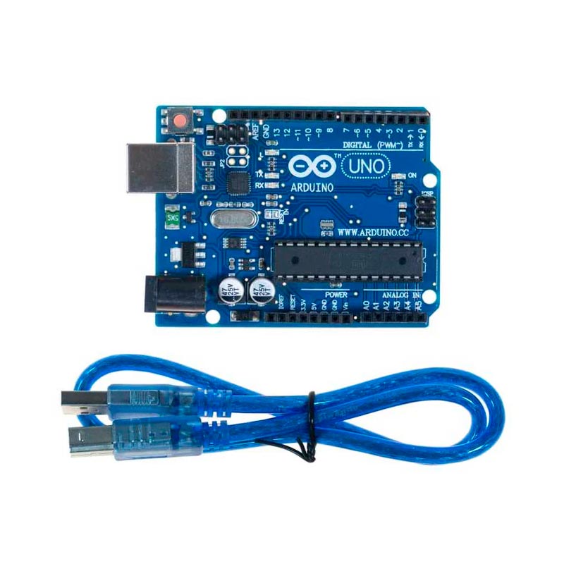 Robotica - Arduino UNO chip SMD 328P + cable USB