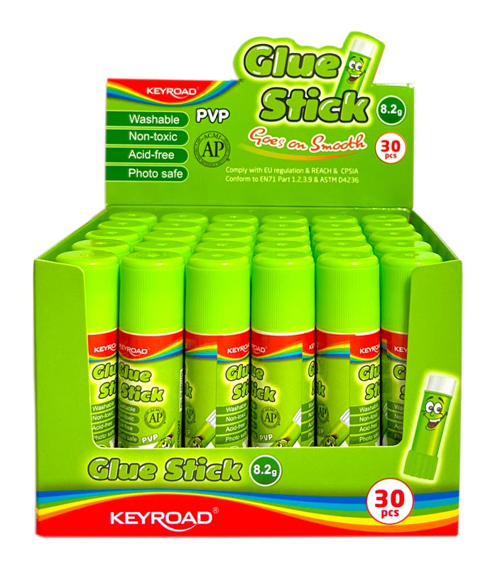 Pegamento en barra Keyroad 8.2g de 30pcs