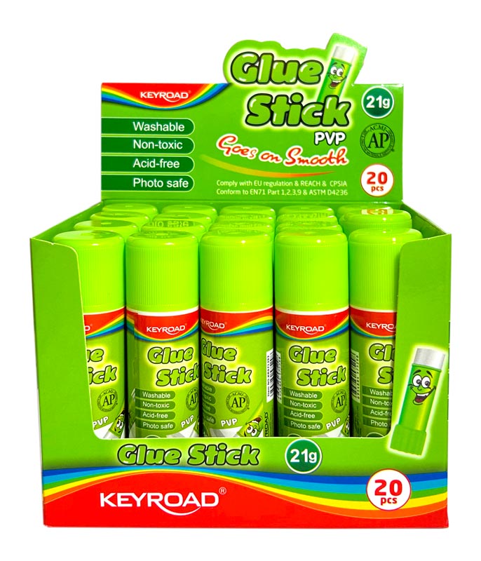 Pegamento en barra Keyroad 21g de 20pcs
