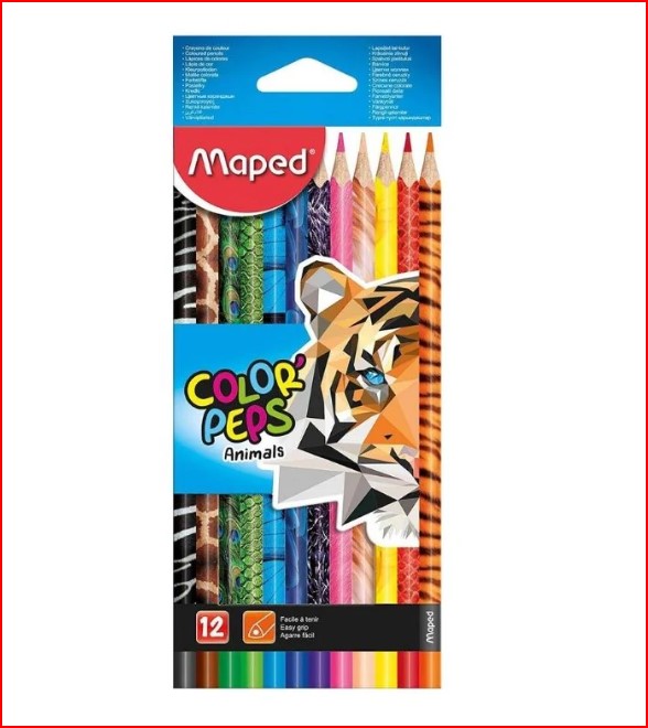 Color largo peps Animals Maped 12 colores