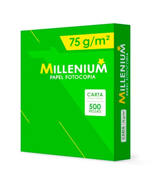 Hojas bon Brasilero MILENIUM Carta 75gr. 500Hojas