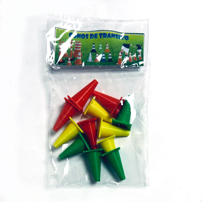 Maqueta - juego mini conos deportivos bolsa de 12pcs