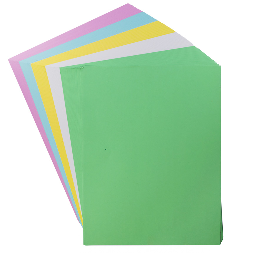 Cartulina Doble Oficio Colores Suaves