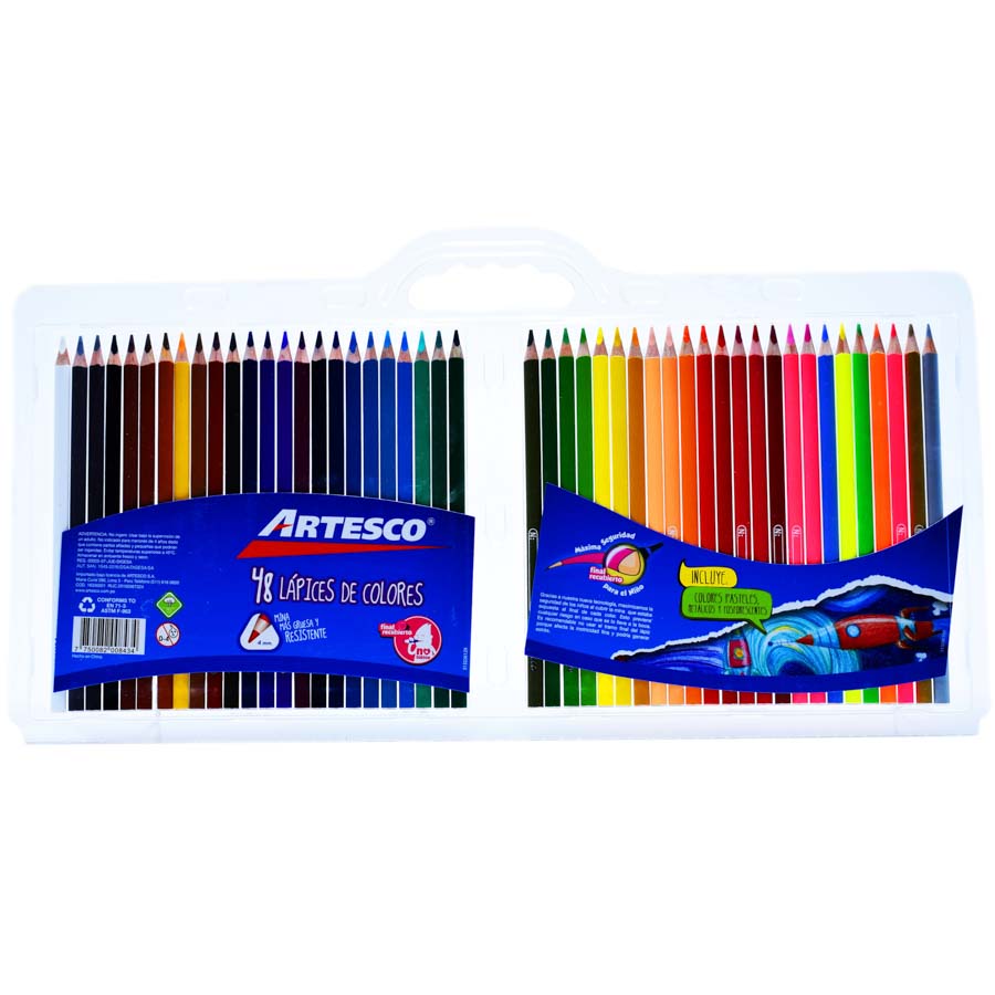Color largo triangular Artesco 48 Colores