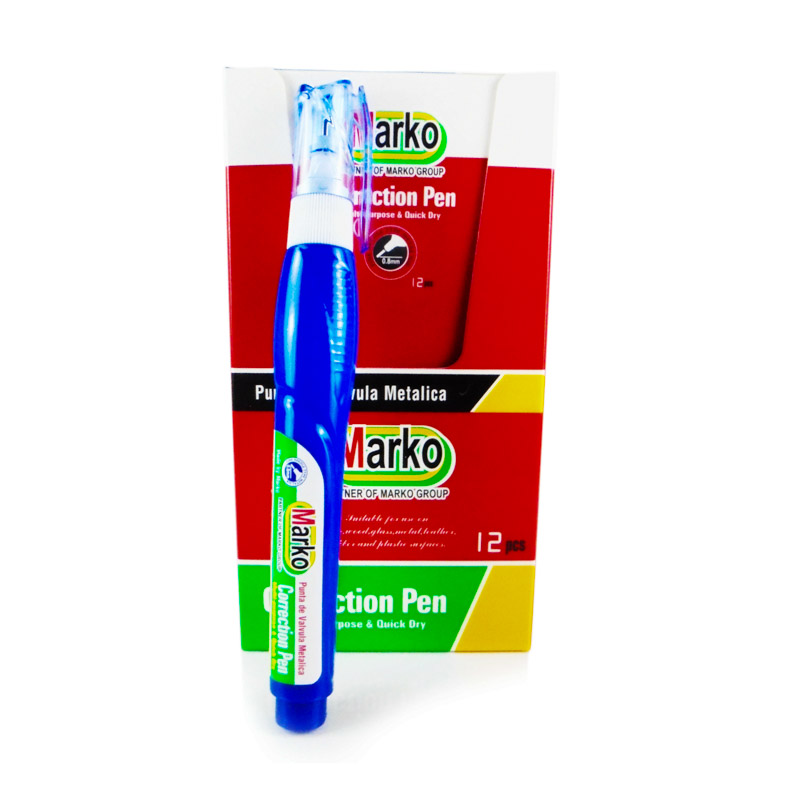 Corrector en Boligrafo Marko 12ml