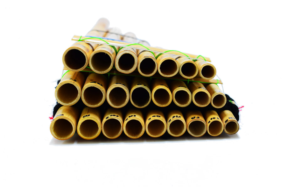 Instrumento Musical - Zampoña Caña  7-8-9 tuvos Cromatica