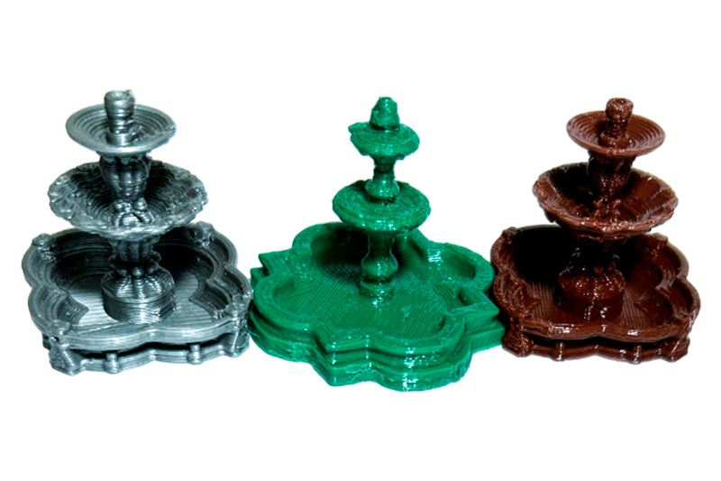 Maqueteria fuente de agua plastico