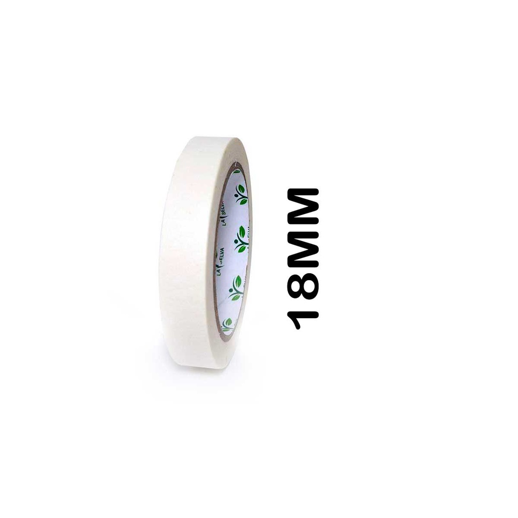 Masking blanco 3/4" o 18mmx30Y La Selva