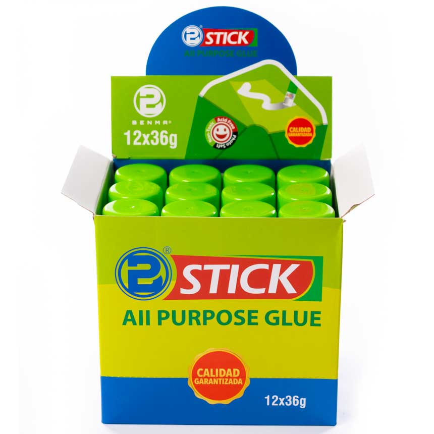 Pegamento en Barra 36gr BENMA 12PCS