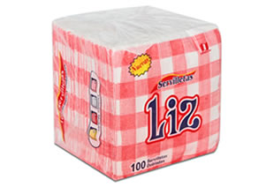 Servilletas para cumpleaños Colores LIZ 100Pcs