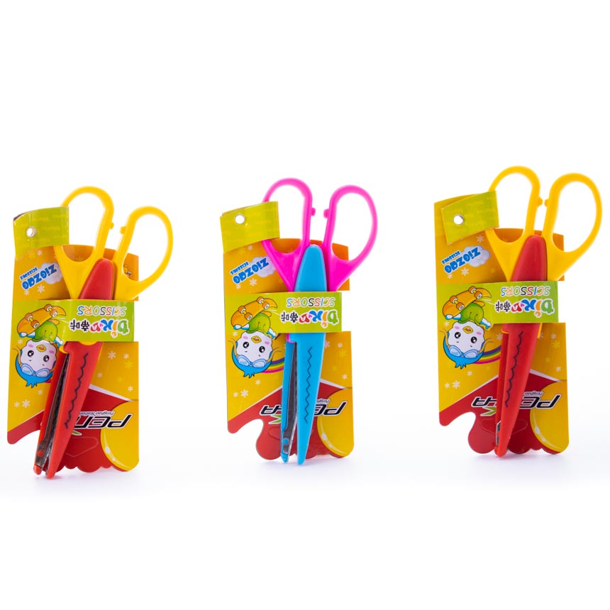 Tijeras Zig zag escolar GRANDE 6" pulgadas