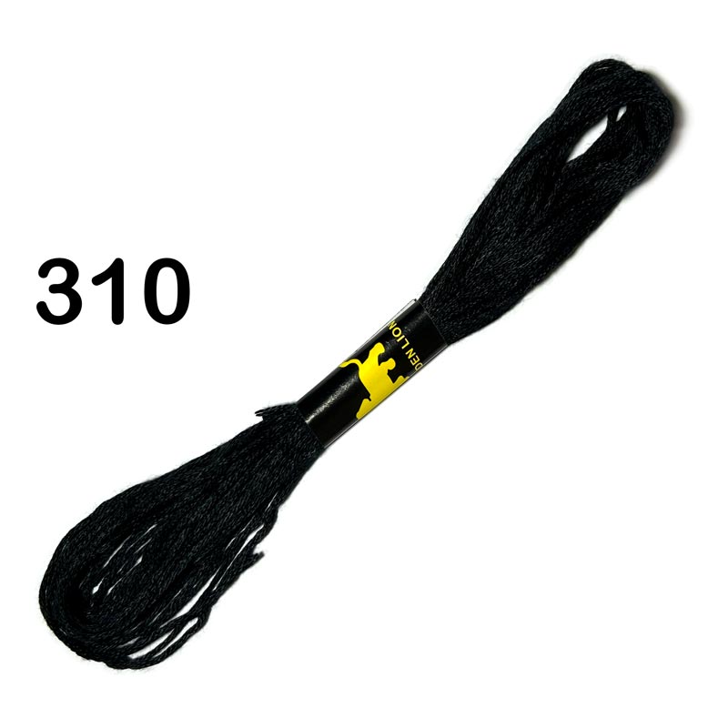 Mechilla color solido para bordado cajita de 24PCS