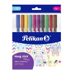 [Pelikan] Boligrafos Pelikan HANG STICK FANCY  10 colores surtidos