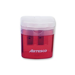 [M-614] Tajador doble con basurero M-614 ARTESCO de 12pcs