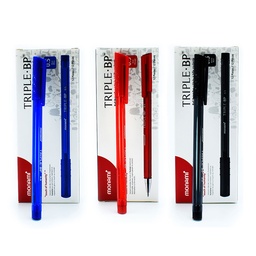 Boligrafo Triple BP Monami 12 PCS