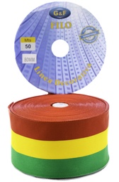 [CT80mmX50m] Cinta Tricolor ROLLO Boliviana 80mmx50m