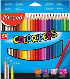 [27183224] Color largo maped peps triangular Star 24 colores