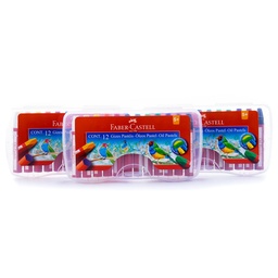 [320012] Crayon oleo pastel estuche rigido Faber Castell 12 colores