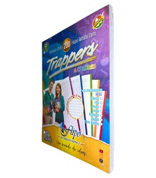 [HOJAS TRAPPER FLIPO] Hojas trapper Flipo blanco y negro normal 200hjs (3 huecos)