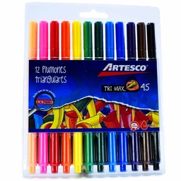 [07062011] Marcador Artesco triangular TriMax45 12colores