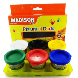 [7873] Pintura al Dedo Madison 6 colores 30ML