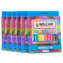 [3458] Plastilina MILCAR 10 colores