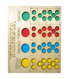 [YUM2025] Yupana unidad de mil 20X25cm