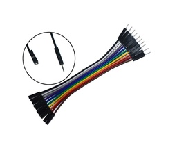 [CJ-2040MM] Robotica - cable jumper hembra-macho de 20cm, juego de 40pcs