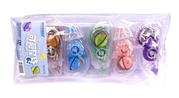 [6226] Corrector en cinta cuerpo translucido 6226 estuche de 6pcs