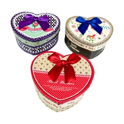 [10389-9] Cajita de regalo en forma de corazón ECONOMICO 12pcs