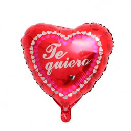 [globo-mediano] GLOBO CORAZON FELIZ DIA MAMA MEDIANO CON PALIGLOBOS