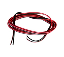 [CB100] Robotica - cable bipolar rojo y negro, largo de 1m