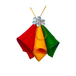 Cartucho o pirocha tipo cantuta tricolor GRANDE bolsa de 50PCS