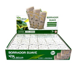 [LS6962] Borrador suave GRANDE LS6962 La Selva de 24pcs