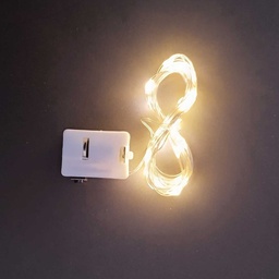 Luz LED + bateria tipo boton 3m